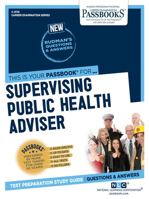 cover image of Supervising Public Health Adviser